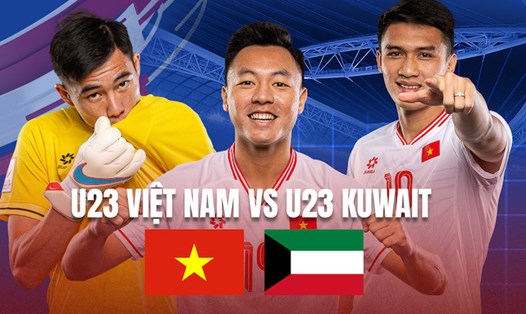U23 Việt Nam chạm trán U23 Kuwait trong trận mở màn vòng chung kết U23 châu Á 2024. Đồ họa: Nguyễn Giang