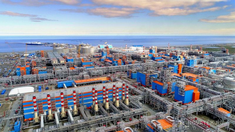 Nhà máy LNG 2 của tập đoàn dầu khí Nga Novatek ở Bắc Cực. Ảnh: Novatek