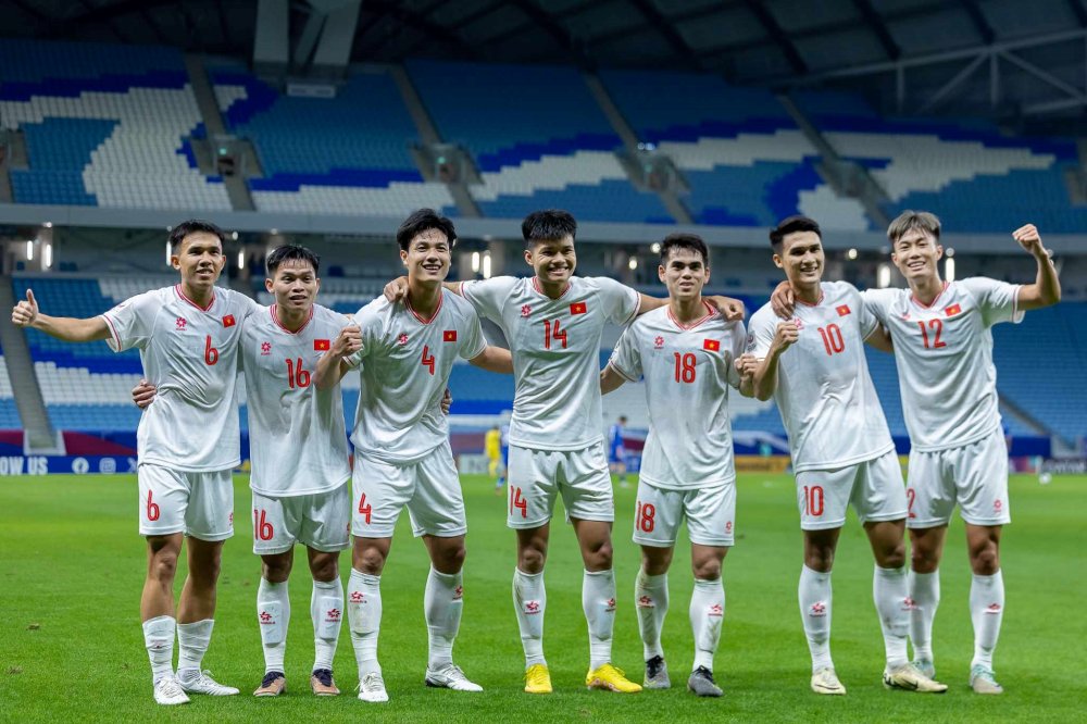 U23 Việt Nam ghi bàn mở tỉ số. Ảnh: VFF