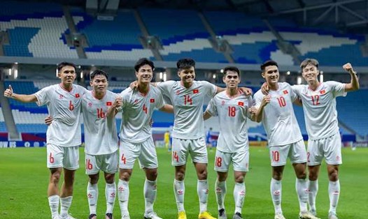 U23 Việt Nam thắng Kuwait trong trận mở màn giải U23 châu Á 2024. Ảnh: VFF