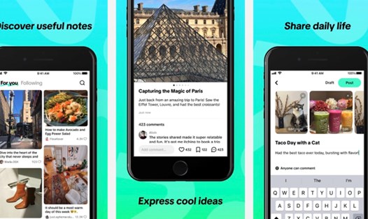 TikTok đang thử nghiệm một ứng dụng chia sẻ ảnh giống Instagram tại Australia và Canada. Ảnh: TikTok