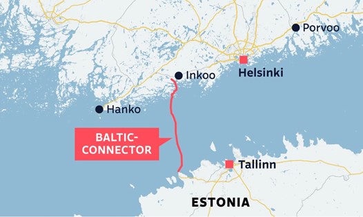 Đường ống dẫn khí Balticconnector. Ảnh: YLE