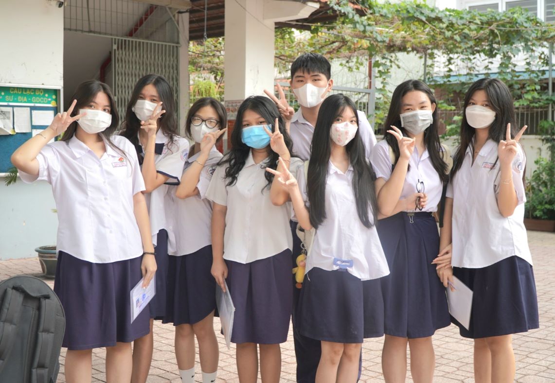 Thí sinh dự thi vào lớp 10 tại TPHCM năm 2023. Ảnh: Chân Phúc