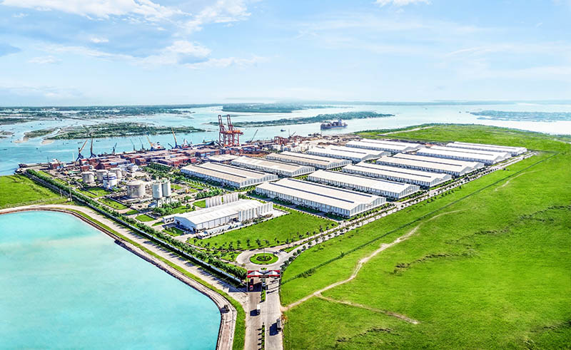 Cảng Chu Lai - Cảng chuyên dụng về container lạnh phục vụ xuất khẩu nông sản tại khu vực miền Trung. Ảnh: THILOGI