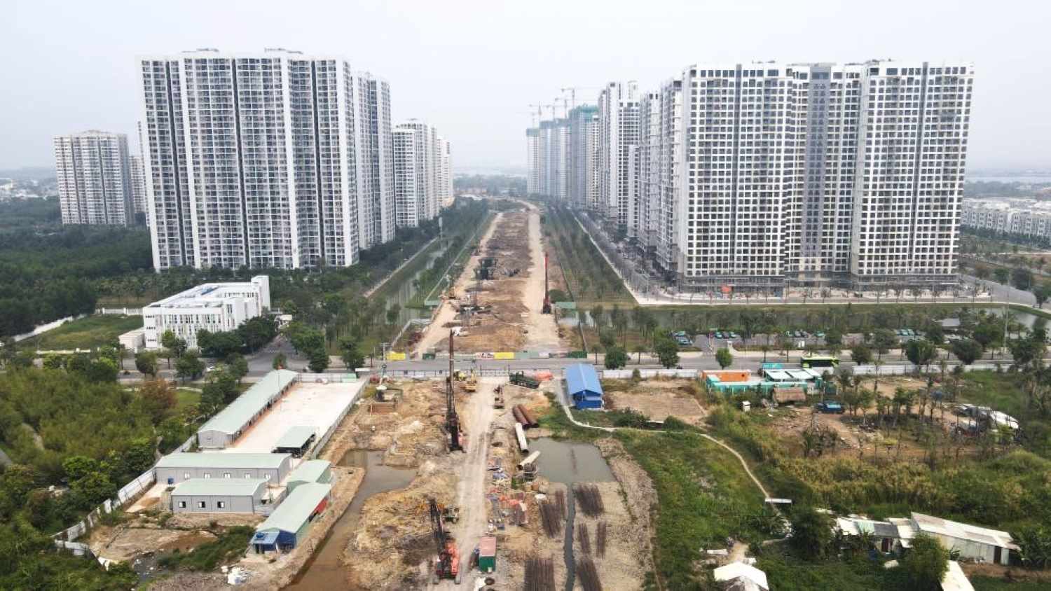 Dự án Vành đai 3 TPHCM qua địa bàn TP Thủ Đức. Ảnh: Anh Tú