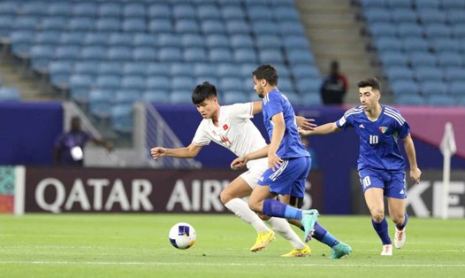 U23 Việt Nam hướng đến kết quả tốt trước U23 Malaysia để mở ra cơ hội vào tứ kết giải U23 châu Á 2024. Ảnh: VFF