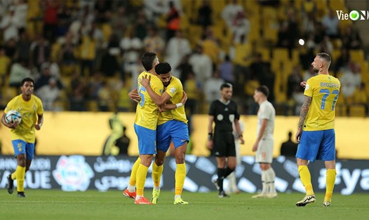 Al-Nassr có chiến thắng ngược dòng kịch tính trước Al-Feiha trong ngày vắng Ronaldo. Ảnh: VieOn