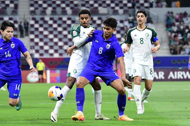 U23 Thái Lan thua đậm U23 Saudi Arabia