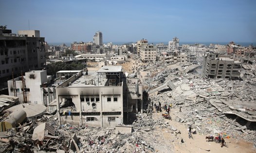 Thủ tướng Israel Benjamin Netanyahu đã cam kết sẽ tiêu diệt Hamas sau cuộc tấn công vào Israel tháng 10.2023. Ảnh: AFP