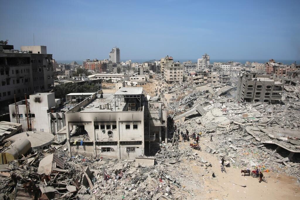 Cuộc xung đột giữa Israel và Hamas đã để lại hậu quả nặng nề ở khu vực Gaza. Ảnh: AFP