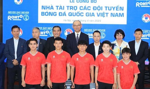 Đội tuyển quốc gia nam/nữ và U22/U23 Việt Nam được tiếp sức giai đoạn 2024-2027. Ảnh: VFF
