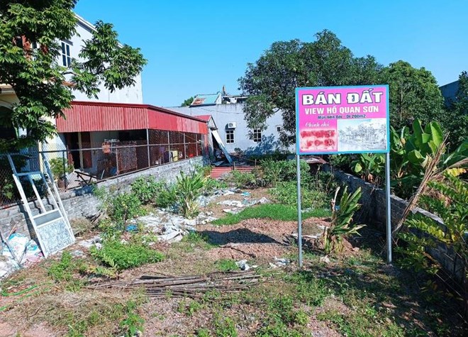 Nhiều lô đất nền ở ngoại thành Hà Nội đột ngột tăng giá. Ảnh: Thu Giang