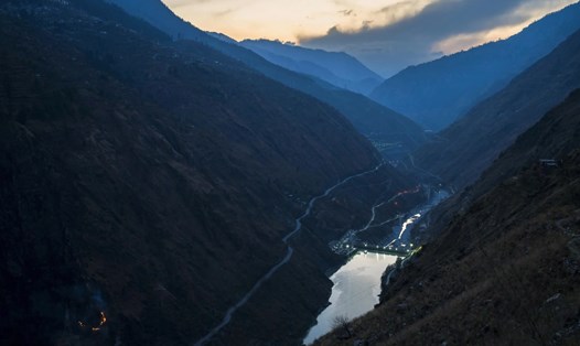 Đập thủy điện Nathpa-Jhakri thuộc bang Himachal Pradesh, Ấn Độ. Ảnh: AP 