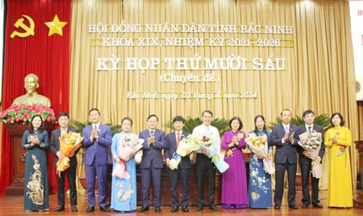 Bí thư Huyện ủy Yên Phong Nguyễn Anh Tuấn được bầu làm Phó Chủ tịch HĐND tỉnh Bắc Ninh. Ảnh: Vân Trường

