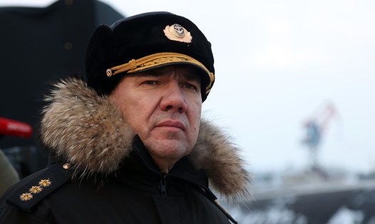 Tân Tư lệnh Hải quân Nga Aleksandr Moiseev. Ảnh: Sputnik