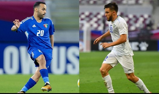 U23 Uzbekistan (phải) tự tin hướng đến chiến thắng trước U23 Kuwait. Ảnh: AFC