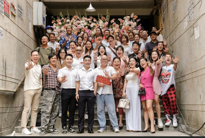 Lễ khai máy phim "Cô dâu hào môn". Ảnh: NSX. 