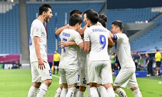 U23 Uzbekistan sẽ tranh ngôi nhất bảng với U23 Việt Nam ở lượt đấu cuối cùng của bảng D. Ảnh: UFF