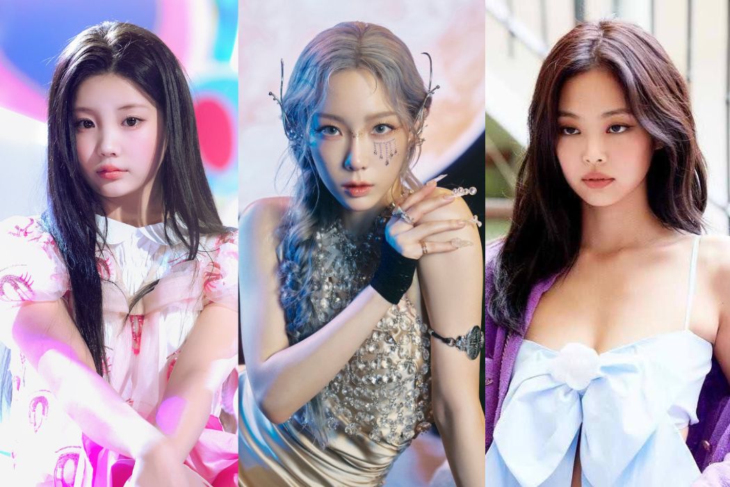 3 nữ thần tượng Kpop hot nhất tháng 4: Wonhee, Taeyeon, Jennie. Ảnh: Naver