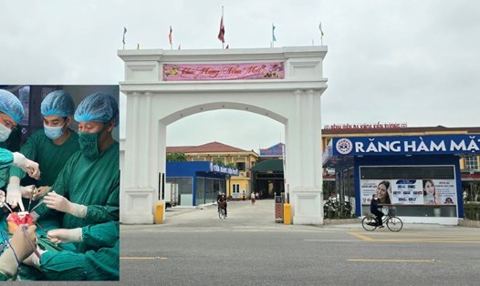 Bệnh viện Đa khoa huyện Kiến Xương, tỉnh Thái Bình. Ảnh: Trung Du