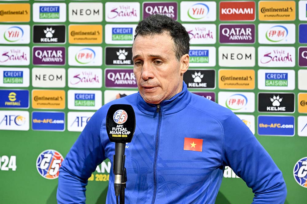 Huấn luyện viên Diego Giustozzi của tuyển futsal Việt Nam. Ảnh: AFC