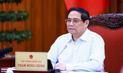 Thủ tướng Chính phủ Phạm Minh Chính chỉ thị các nhiệm vụ, giải pháp trọng tâm thúc đẩy phát triển kinh tế - xã hội. Ảnh: VGP