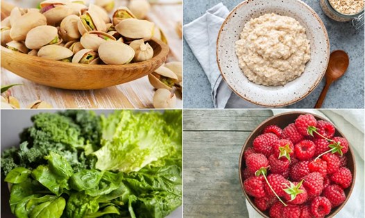 4 thực phẩm giúp duy trì quá trình giảm cân. Đồ họa: Thanh Thanh 
