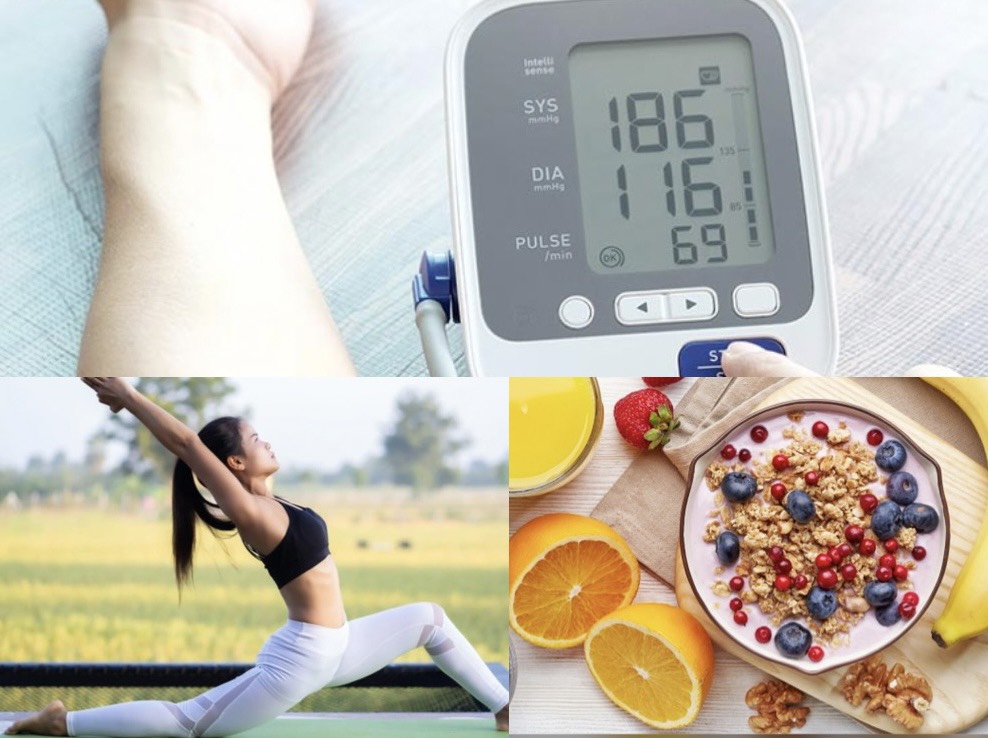 Những thói quen buổi sáng giúp bạn có thể ổn định huyết áp. Đồ họa: Hương Giang