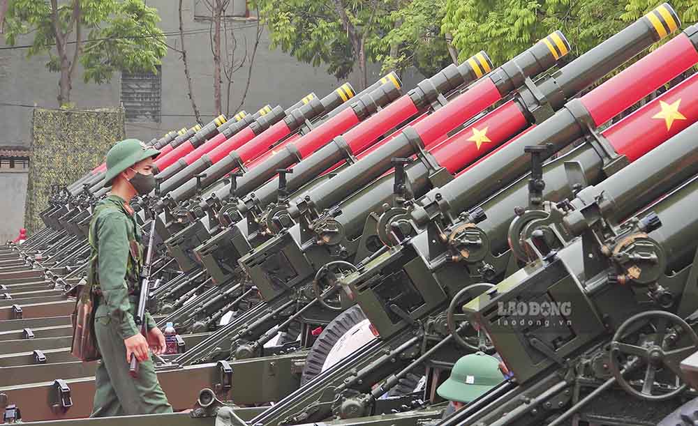 Dàn đại pháo cũng này sẽ tham gia bắn thử tại các buổi sơ duyệt và tổng duyệt theo kế hoạch chung của Bộ Quốc phòng.