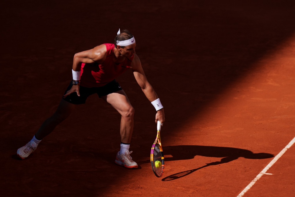 Nadal đang tích cực chuẩn bị cho giải Madrid Open 2024. Ảnh: MMOPEN