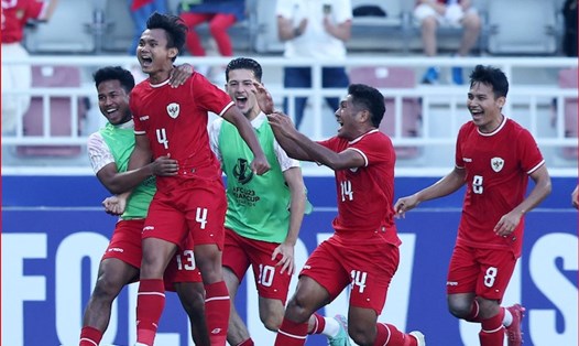 U23 Indonesia sẽ chạm trán U23 Hàn Quốc tại tứ kết U23 châu Á 2024. Ảnh: PSSI