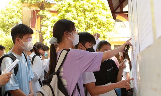 Các trường tư thục tại Hà Nội sẽ không được tổ chức kì thi riêng để tuyển học sinh lớp 10 năm học 2024-2025. Ảnh: Minh Hà