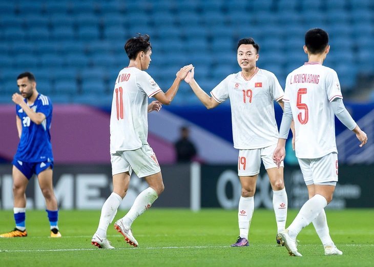 U23 Việt Nam chạm trán U23 Uzbekistan trong trận phân định ngôi nhất, nhì bảng D. Ảnh: AFC