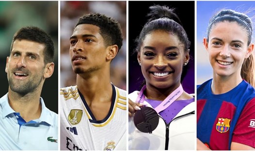 Novak Djokovic, Jude Bellingham, Simone Biles và Aitana Bonmati trong số những người được vinh danh tại Laureus Sports Award. Ảnh: Olympic