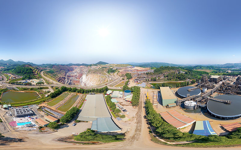 Nhà máy chế biến khoáng sản Núi Pháo tại Thái Nguyên. Ảnh: Masan High-Tech Materials