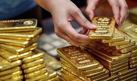 SJC là một trong hai đơn vị trúng thầu trong phiên đấu thầu vàng miếng sáng 23.4. Ảnh LĐO