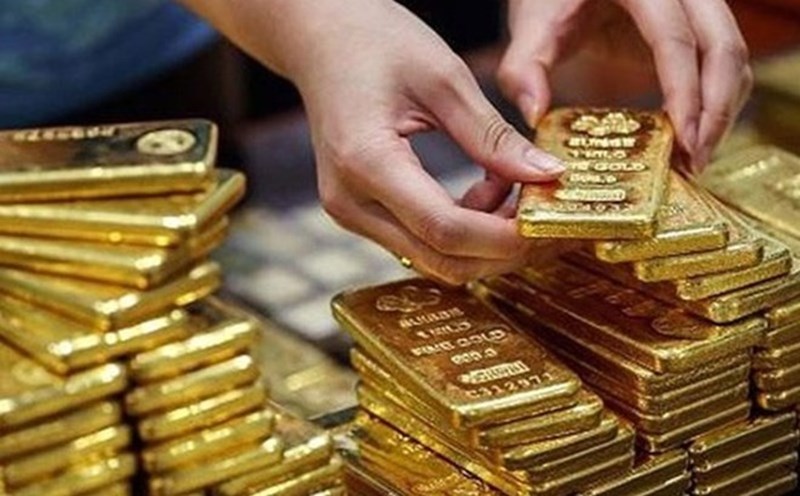 SJC là một trong hai đơn vị trúng thầu trong phiên đấu thầu vàng miếng sáng 23.4. Ảnh LĐO