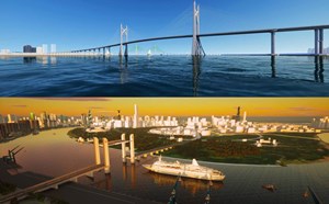 Phối cảnh 2 cây cầu hơn 17.000 tỉ đồng ở TPHCM sắp xây dựng