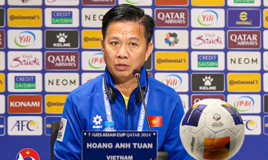 Huấn luyện viên Hoàng Anh Tuấn tự tin vào sự chuẩn bị của U23 Việt Nam cho trận tứ kết gặp U23 Iraq. Ảnh: VFF