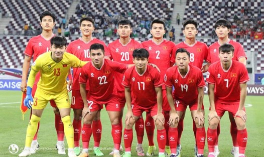 U23 Việt Nam chạm trán U23 Iraq ở tứ kết U23 châu Á 2024. Ảnh: VFF