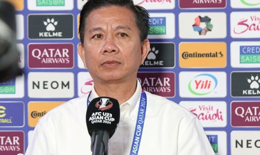 Huấn luyện viên Hoàng Anh Tuấn của đội U23 Việt Nam. Ảnh: VFF