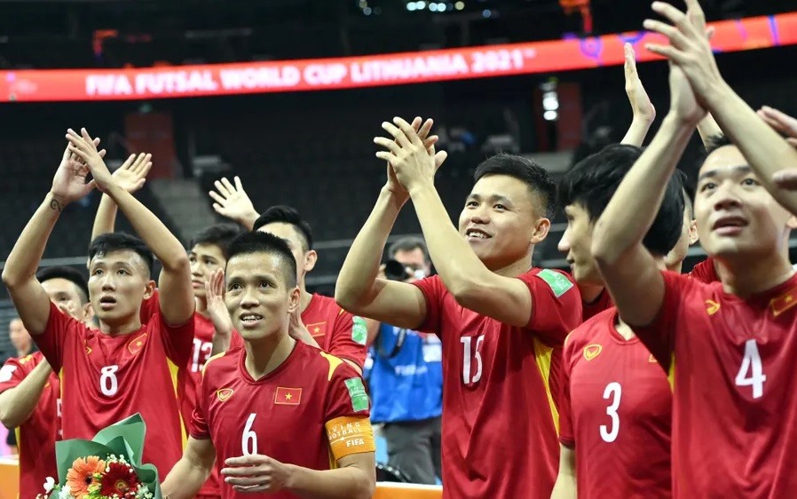 Năm 2016 tuyển futsal Việt Nam từng làm nên cơn “địa chấn” trước tuyển futsal Nhật Bản. Ảnh: VFF