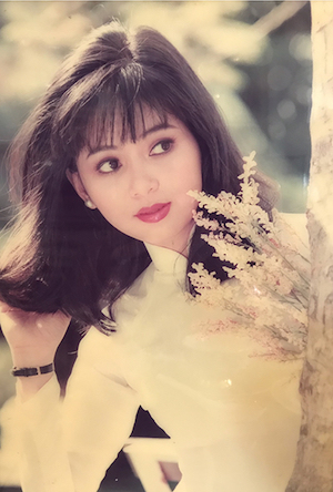 Nữ diễn viên Thủy Tiên thời điểm đóng phim “Vị đắng tình yêu” thập niên 90. Ảnh: Nhà sản xuất