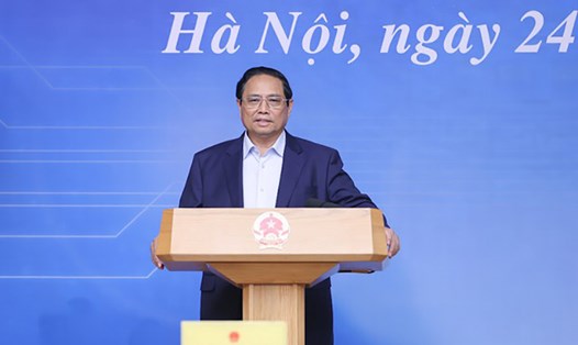 Thủ tướng Chính phủ Phạm Minh Chính phát biểu. Ảnh: VGP