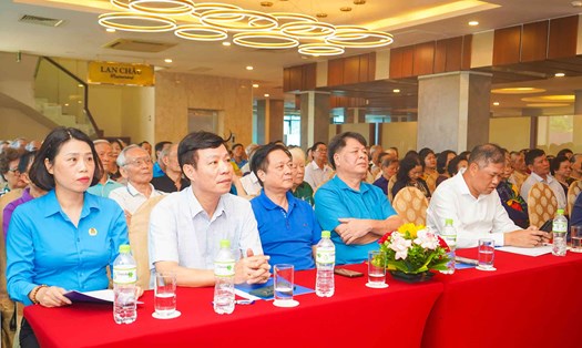 Các đại biểu tham dự Hội nghị gặp mặt các cán bộ công đoàn chuyên trách đã nghỉ hưu của Công đoàn Đường sắt Việt Nam. Ảnh: Duy Chương