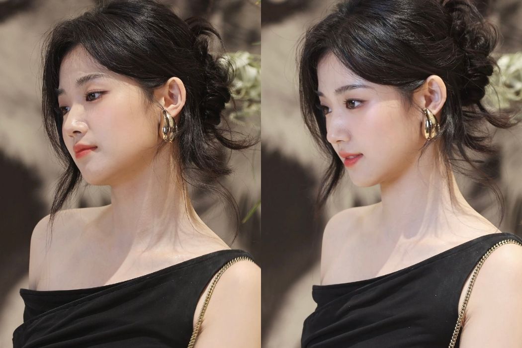 Nữ diễn viên Trung Quốc Lư Dục Hiểu tại một sự kiệu ngày 24.4. Ảnh: Weibo