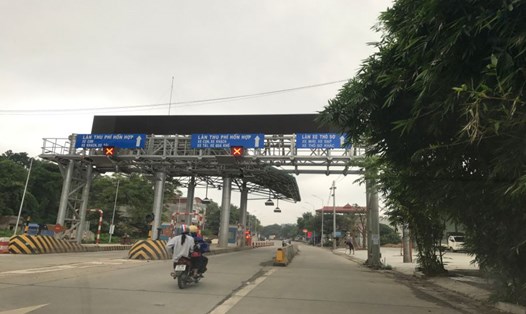 Trạm thu phí Bờ Đậu (Thái Nguyên) trên Quốc lộ 3 thuộc dự án BOT Thái Nguyên - Chợ Mới. Ảnh: Lâm Anh