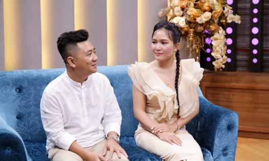 Vợ chồng producer Minh Đăng và vợ Ngọc Ái. Ảnh: NSX.