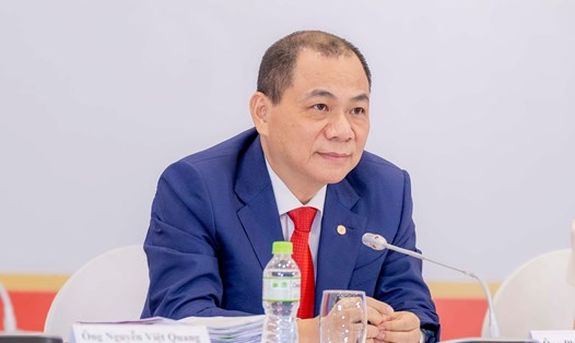 Chủ tịch HĐQT Vingroup Phạm Nhật Vượng. Ảnh: VIC 