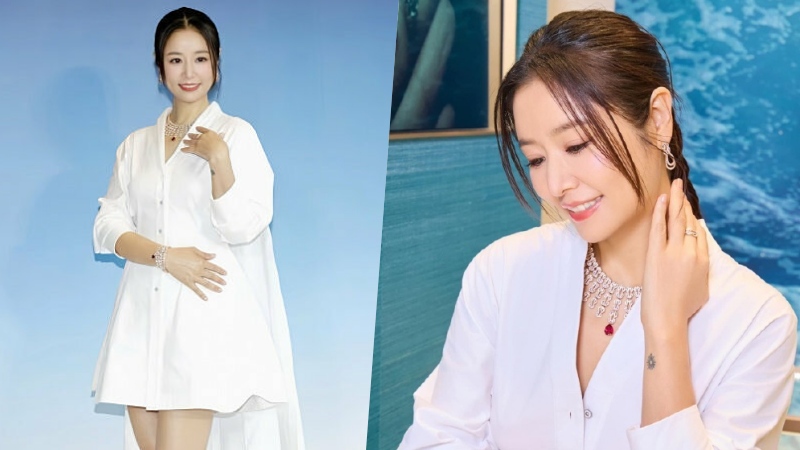 Lâm Tâm Như xinh đẹp tại sự kiện. Ảnh: Weibo